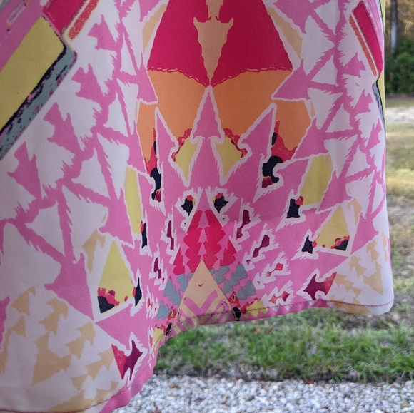 Anthropologie Everly Pink Sleeveless Shift Dress. Size Small. - Picture 16 of 16